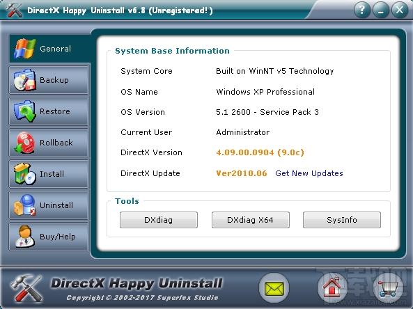 DirectX Happy Uninstall,DirectX卸载工具,DirectX卸载工具下载