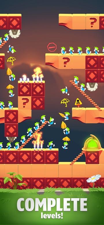 lemmings 游戏下载,lemmings,生存游戏,冒险游戏